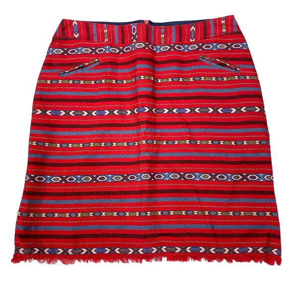 Ryan Michael Dresses & Skirts - Ryan Michael Skirt Womens Size 4 Lined Southwestern -Tribal